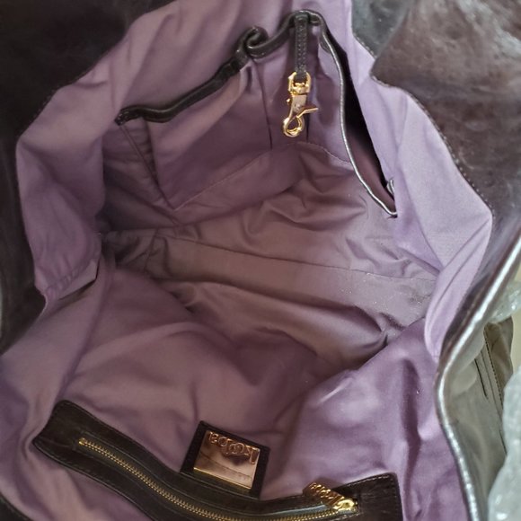 Kooba Brown Leather Designer Handbag Shoulder Bag, Vintage - Picture 8 of 13